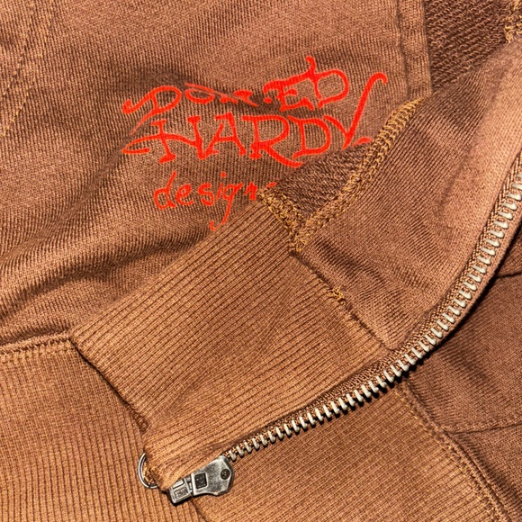 Christian Audigier rare mint French terry oversized large men’s ed hardy - Picture 15 of 17